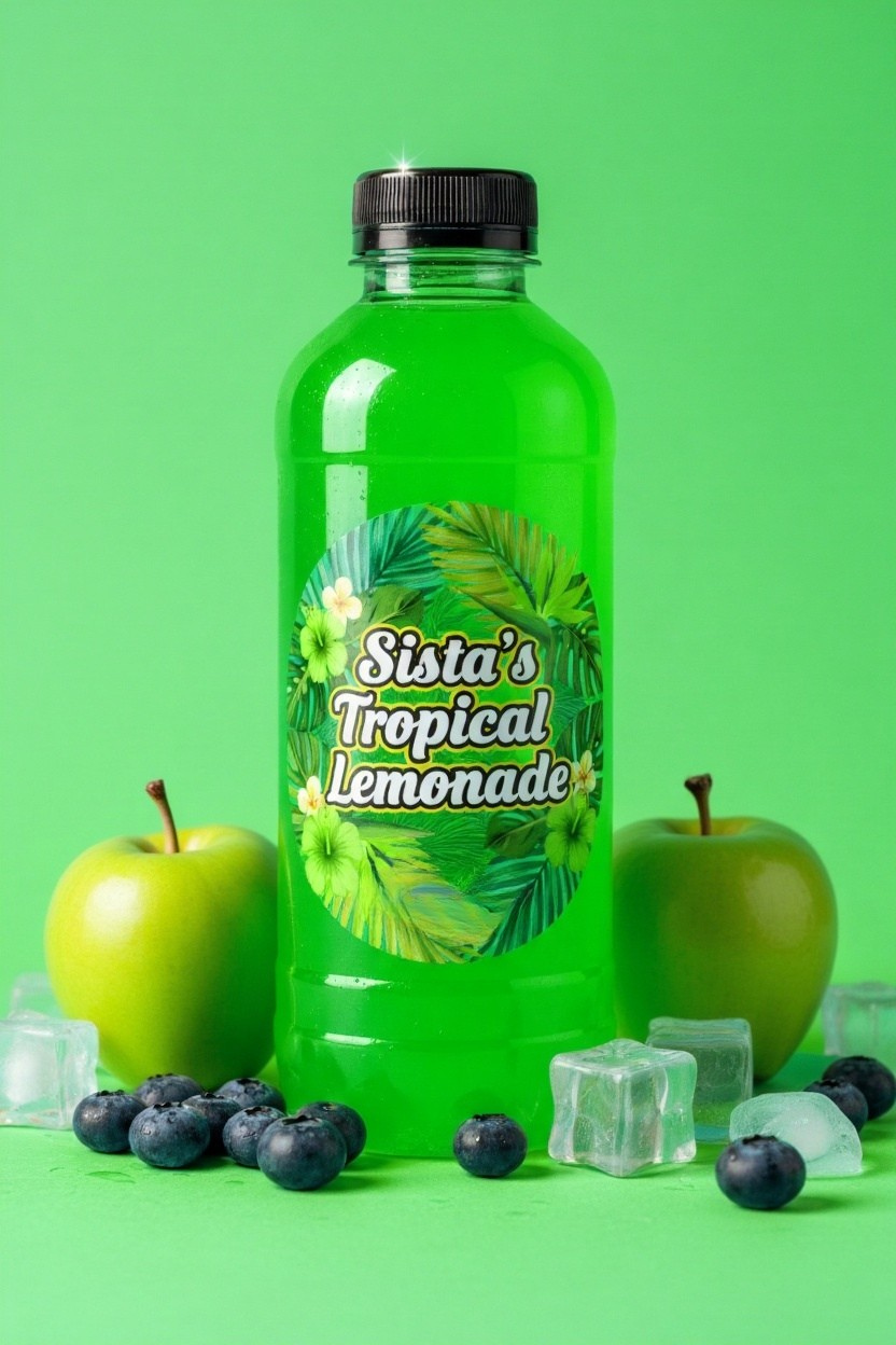 Tropical Green Apple Lemonade